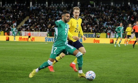 l’Algérie s’incline face à la Suède (2-0)