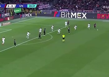 video:Le caviar de Bennacer pour Theo Hernandez sur l'ouverture du score milanaise 7