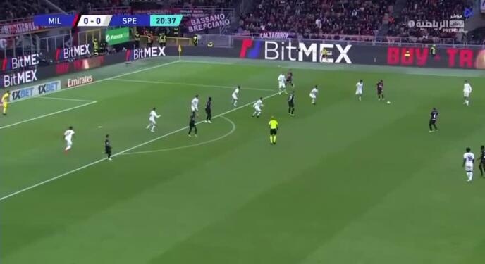 video:Le caviar de Bennacer pour Theo Hernandez sur l’ouverture du score milanaise