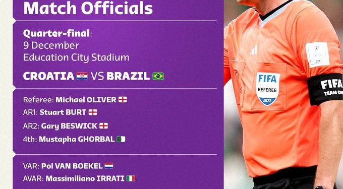 Croatie-Brésil: l'Algérien Ghorbal désigné 4e arbitre 1