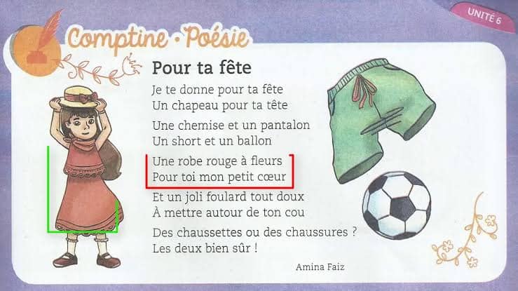 Comptine. Pour la fête 4AP 1