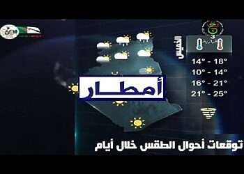 الأحوال الجوية في الجزائر ليوم الأربعاء 4 جانفي 2023 7