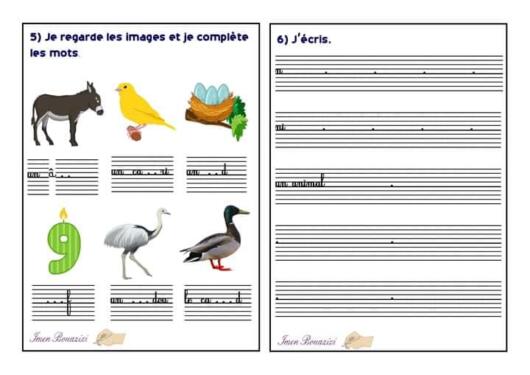 Les animaux domestiques. 3AP. S1 À la ferme. 4
