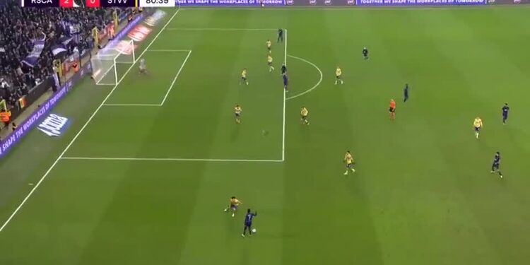 BUT de Slimani avec Anderlecht vidéo 1