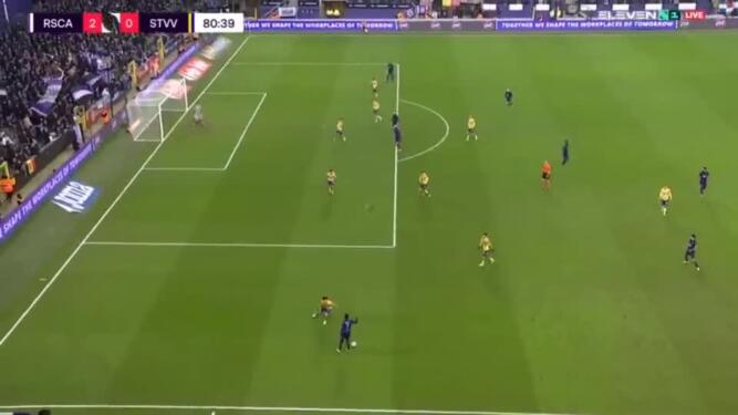 BUT de Slimani avec Anderlecht vidéo