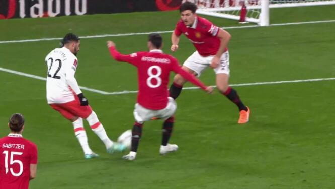 but de Benrahma vs Manchester United ce 01/03/2023