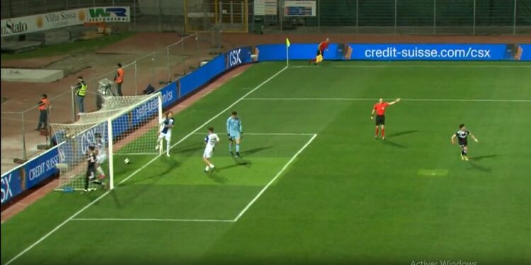 Doublé de Mohamed Amine Amoura face à Grasshoper - vidéo 1