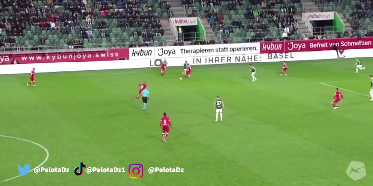 Le but de Mohamed Amine Amoura ce soir face à St. Gallen en championnat Suisse 1