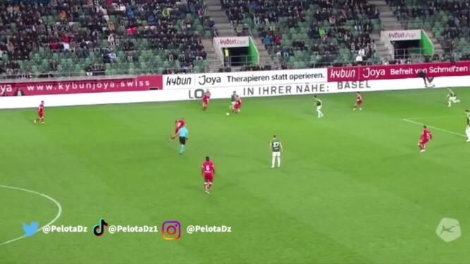 Le but de Mohamed Amine Amoura ce soir face à St. Gallen en championnat Suisse
