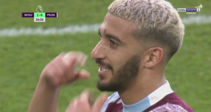 Video: Le but de Saïd Benrahma face à Manchester United