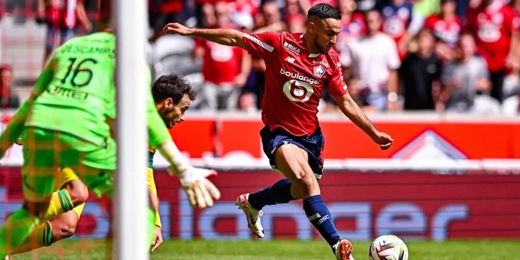 Le but d'Ounas face à Nantes vidéo 1