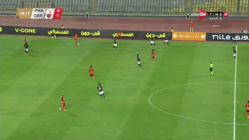 شاهد احمد قندوسي بيسجل أول اهدافه في الدوري المصري مع سيراميكا