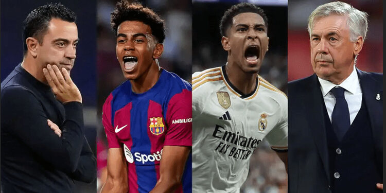 القنوات الناقلة لمباراة كلاسيكو الدوري الإسباني برشلونة و ريال مدريد 1