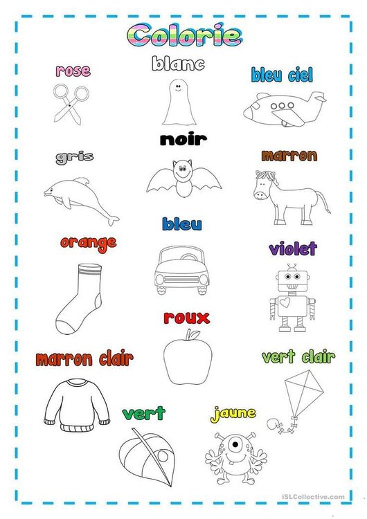 Des activités pour apprendre les couleurs 3AP 4