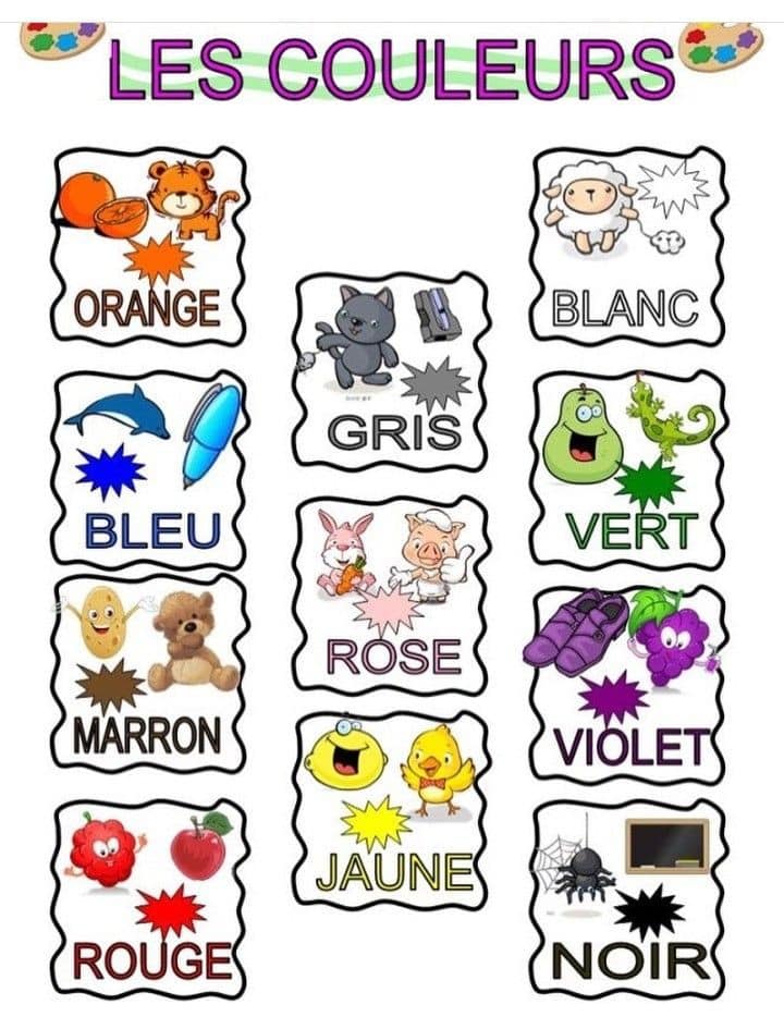 Des activités pour apprendre les couleurs 3AP 2