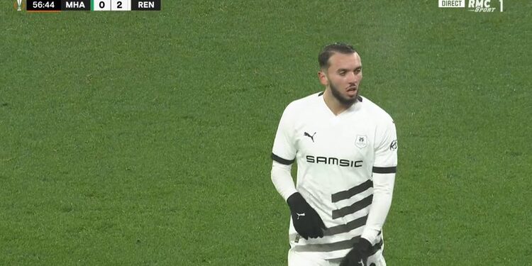 Le but de Amine Gouiri avec rennes en Europa Ligue 1