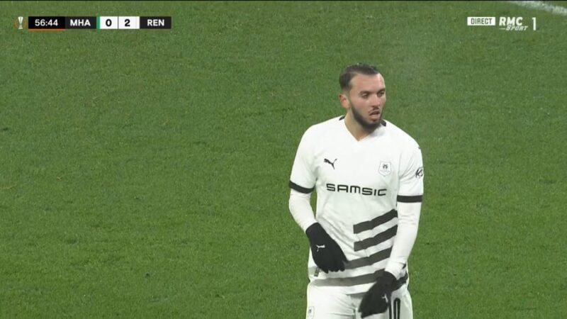 Le but de Amine Gouiri avec rennes en Europa Ligue