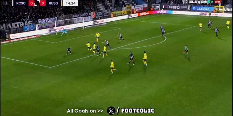 Le but d’Amoura contre Charleroi - vidéo 1