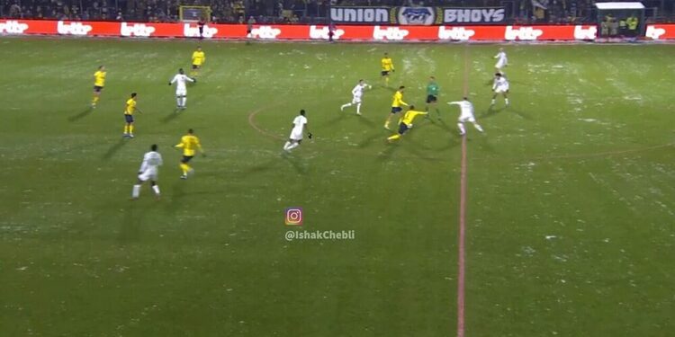 Vidéo : très beau but de Mohamed Amine amoura face au cercle Bruges 1