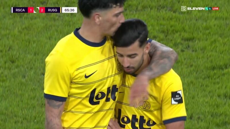 Mohamed Amoura buteur avec l’Union Saint-Gilloise pour son retour en club ! video