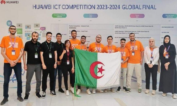 Des étudiants algériens remportent le grand prix du concours de « Huawei ICT Compétition » en Chine