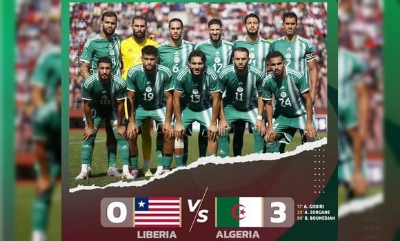 CAN-2025: l'Algérie surclasse le Liberia 3-0 1