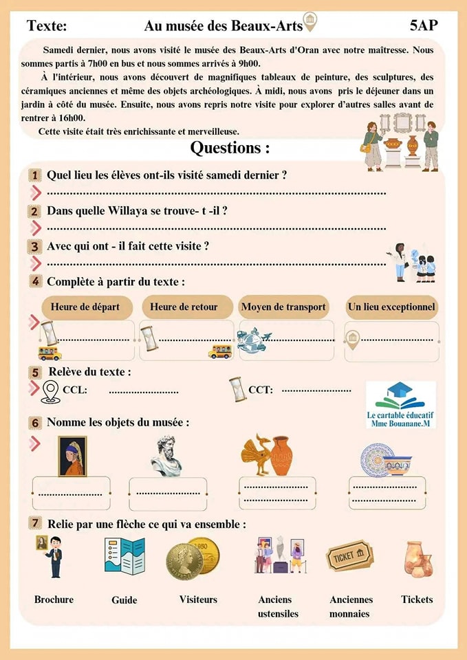 Au musée 5AP 3