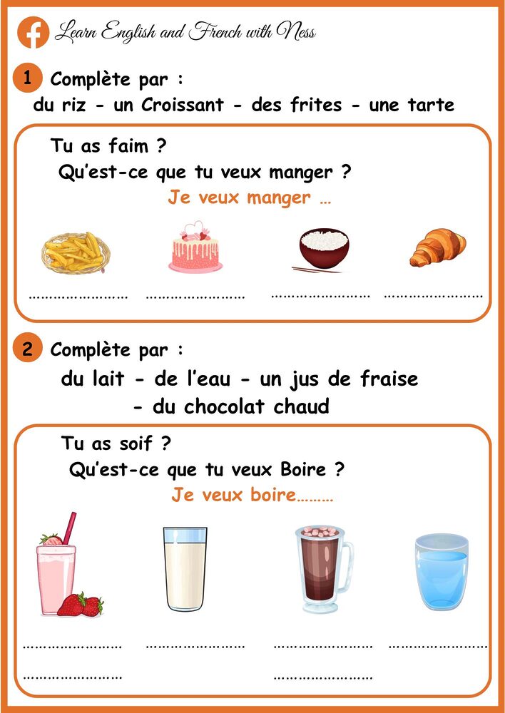 3 AP Projet 01 : En Famille! Séquence 02 : Qu’est-ce que tu veux manger ? 1