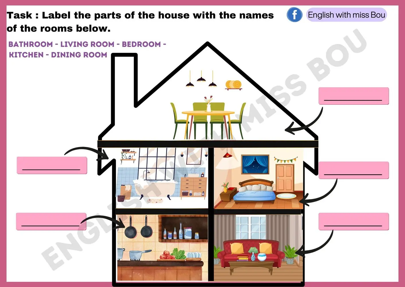 Level :3PS Lesson : My home 1