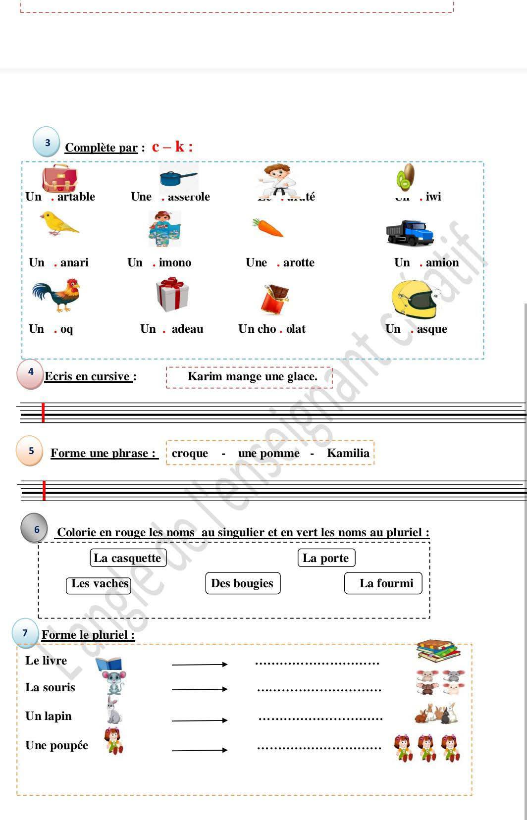 Évaluation diagnostique 4AP 1