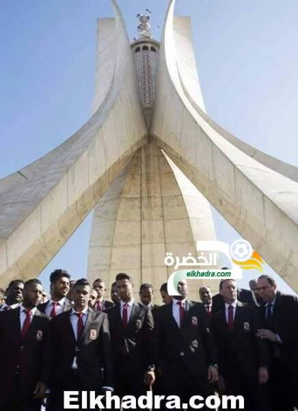 بعثة النادي الأهلي المصري في الجزائر وسط إجراءات أمنية مشددة
