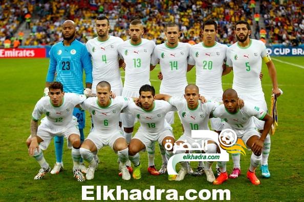 المنتخب الجزائرى يحافظ على موقعه في صدارة المنتخبات الأفريقية والعربية في تصنيف مارس للفيفا 1