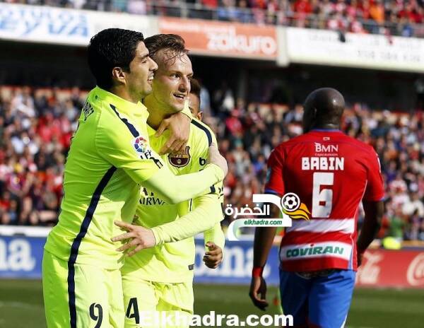 برشلونة يفوز على مضيفه غرناطة بنتيجة 3-1 ضمن منافسات الجولة 25 من الدوري الإسباني