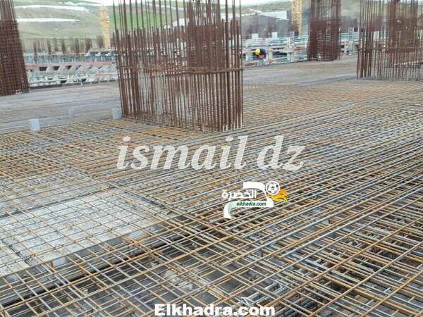 صور تقدم اشغال ملعب تيزي وزو