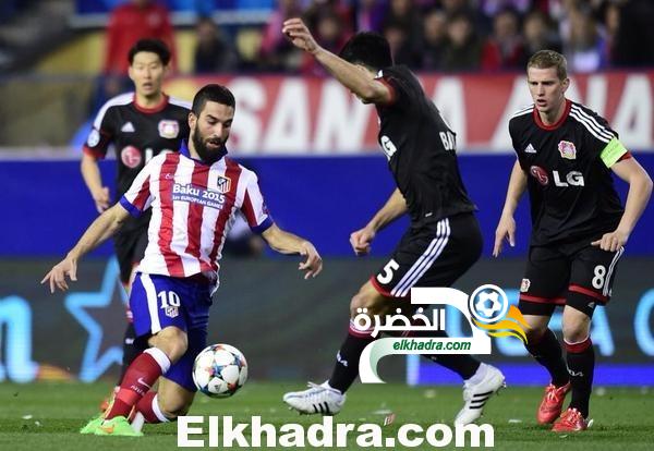 أتليتيكو مدريد إلى ربع نهائي دوري أبطال أوروبا على حساب ليفركوزن