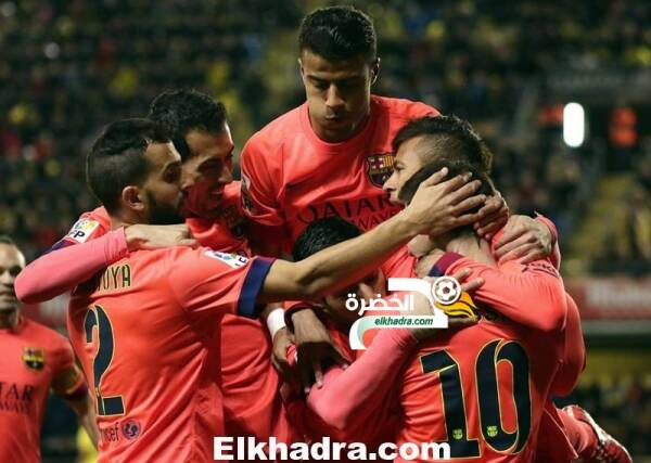 برشلونة في نهائي كأس ملك أسبانيا على حساب فياريال
