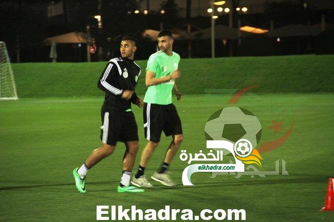 صور تدريبات المنتخب الوطني الجزائري اليوم في الدوحة القطرية 1