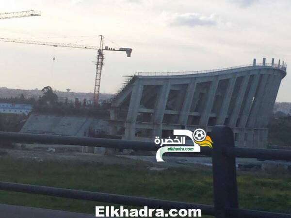 بالصور.. الأشغال في ملعب براقي الجديد تسير بوتيرة جيدة