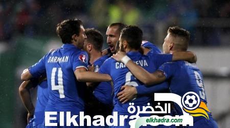 يورو 2016 : منتخب ايطاليا يتعادل مع مضيفه بلغاريا بهدفين لكل فريق 1