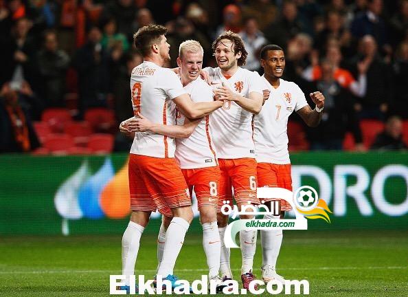 المنتخب الهولندي يتغلب ودياً على المنتخب الاسباني بثنائية بيضاء