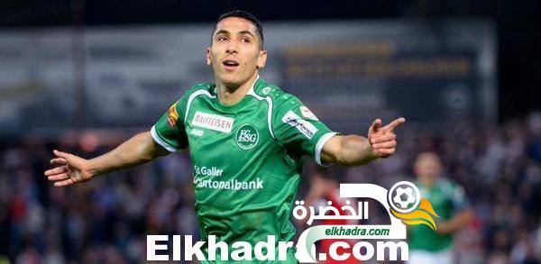 بالفيديو.. يانيس طافر يسجل هدف عالمي ليأهل ناديه  سان غال إلى نصف نهائي كأس سويسرا