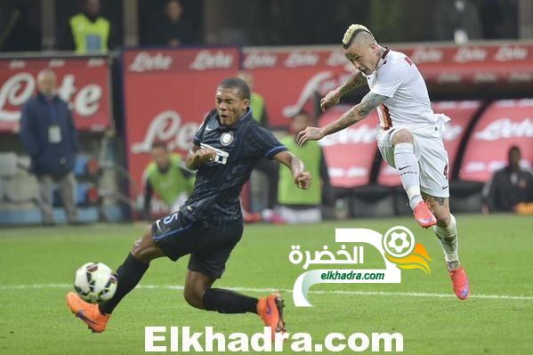إنتر ميلان يفوز على روما و ينعش آماله في التأهل لبطولة الدوري الأوروبي