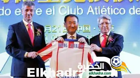 واندا الصينية الاستثمارية تشتري 20 بالمائة من اسهم نادي اتلتكو مريد الاسباني