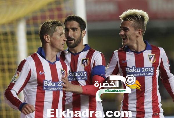 اتلتيكو مدريد يبتعد بالمركز الثالث بعد انتصار صعب على حساب فياريال