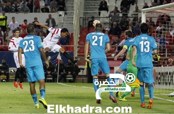 اشبيلية الاسباني يفوز على زينت بترسبرج بهدفين لهدف في ذهاب ربع نهائي الدوري الاوروبي