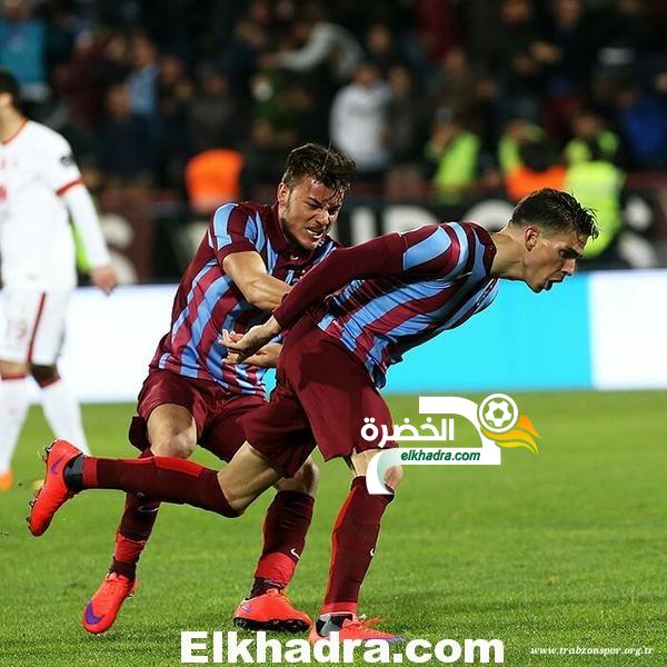 مجاني يقود طرابزون للفوز على غالاتا ساراي و حرمانه من صدارة الدوري التركي