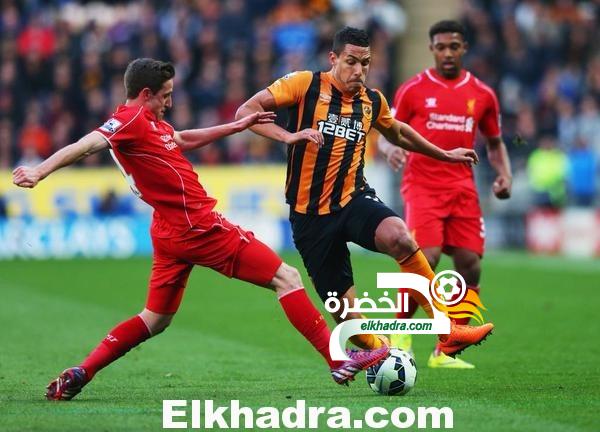 هال سيتي يفوز على ليفربول و ينعش اماله في البقاء في الدوري الانجليزي 15