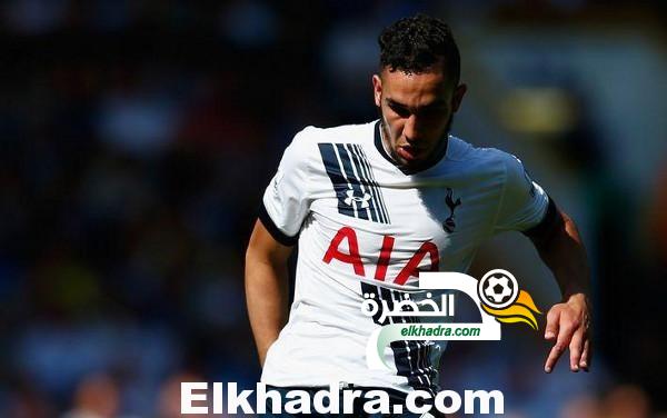 بن طالب ثاني أفضل لاعب في توتنهام من حيث دقة التمرير