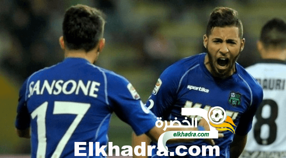 تايدر هداف ويقود ساسولو للفوز على تشيزينا بثلاثية لهدفين