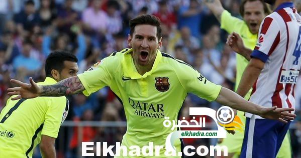 برشلونة بطل الدوري الاسباني للمرة الـ23 في تاريخه بعد فوزه على أتلتيكو مدريد